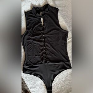 Elegant Black Sleeveless Top